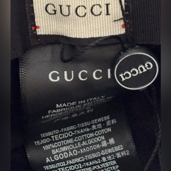 GUCCI GG Monogram Web Bucket Hat Brown New with Tags - Picture 6 of 6